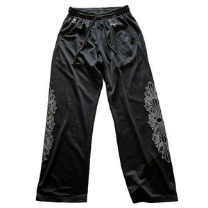 Chrome Hearts Black Mesh Varsity Warm Up Pants Size M